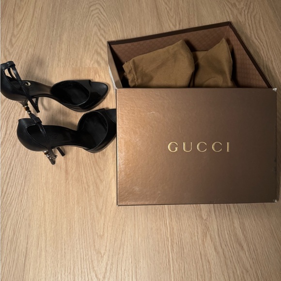 Gucci Shoes - Gucci Black Patent Leather Heels